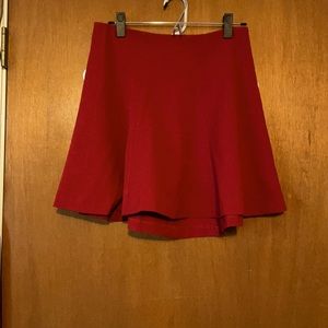 Red skirt